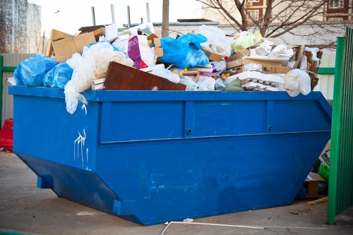 Commercial office clearance process with organized removal
