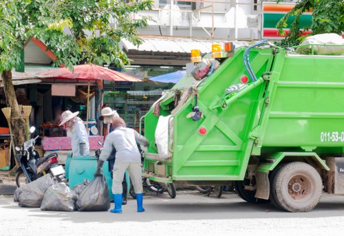 Eco-friendly machinery used for garden waste disposal