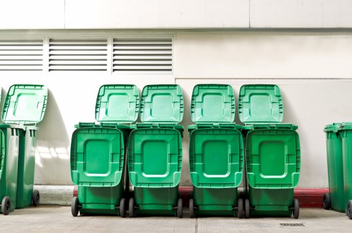 Skip being delivered to a Walthamstow home