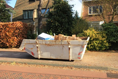 Eco-friendly disposal of cleared items