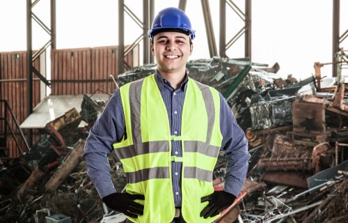 Business managing waste with skip hire
